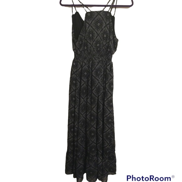 Black Paisley Summer Dress Size Large- Cloud❤️ Sky - Picture 2 of 7